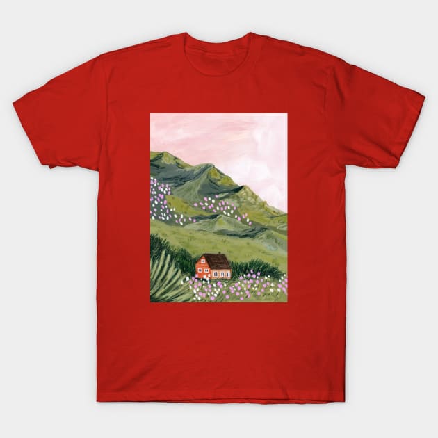 Mountain house T-Shirt by Sarah Gesek Studio